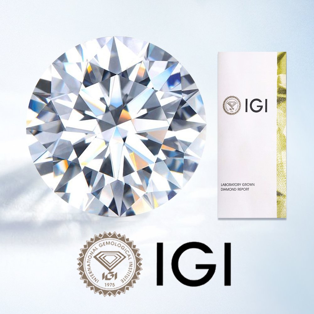 Round Lab-Grown Diamonds (IGI Certified)